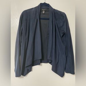 Style&Co Navy Blue Suede Jacket